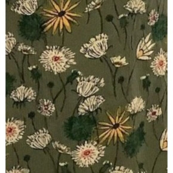 (6 for $25)Mossimo Supply Co Vintage Floral Long Sleeve Blouse XS - Picture 6 of 6